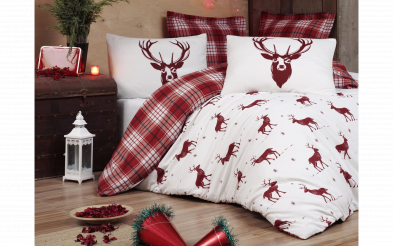 4 piese 200/220 cm; Policotton Lenjerie de pat XMAS 4 piese 200/220 cm; Policotton